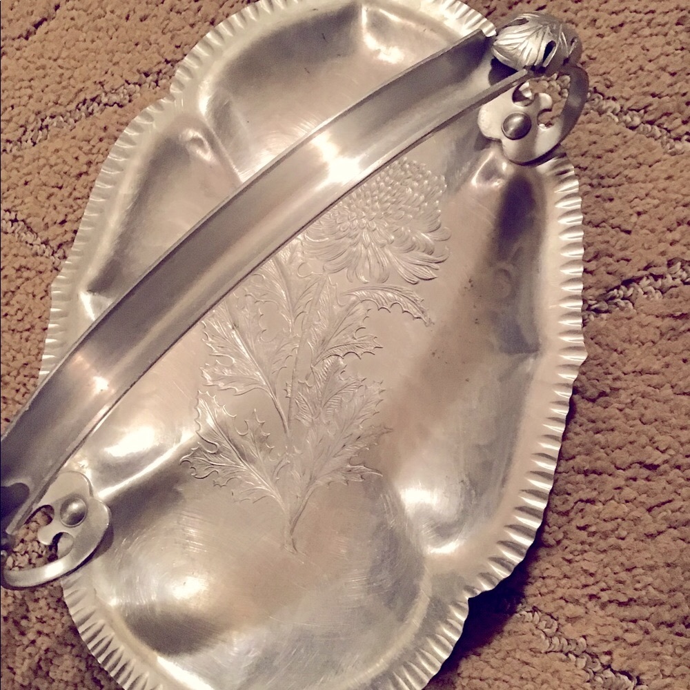 VINTAGE FORGE ALUMINUM NUMBERED DISH